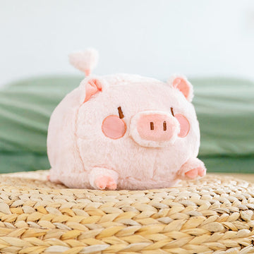 Soft Chubby Pig Plush Hugging Pillow Stuffed Animal Doll Toy